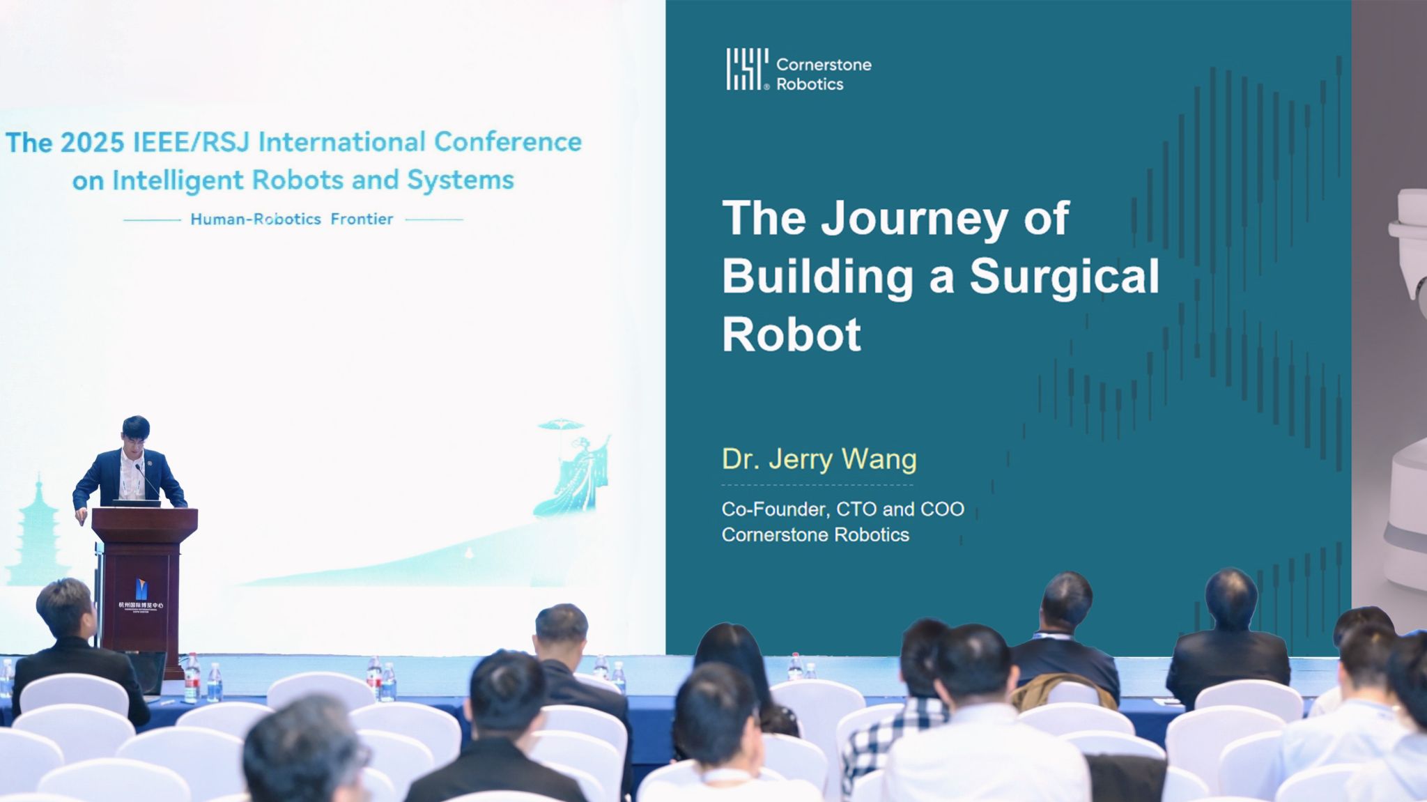 Full-Stack Excellence: Dr. Jerry Wang on the Journey of Building Surgical Robots at IROS 2025